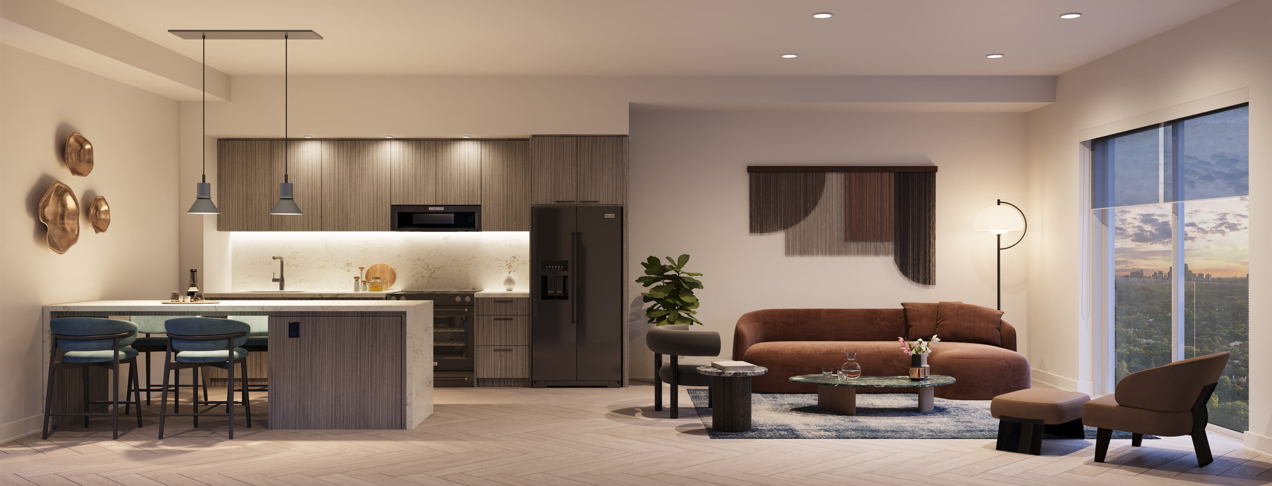 Suite Finishes at Sloane East & West Towers: What Renters Actually Get